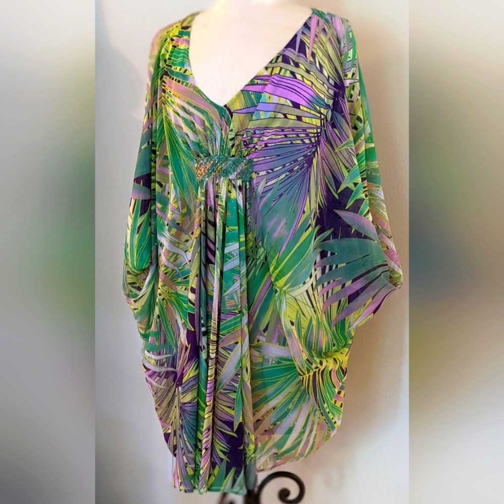 Jennifer Lopez Hi Low Kaftan